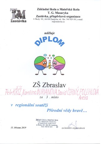 Diplom . Př. soutěž 2019